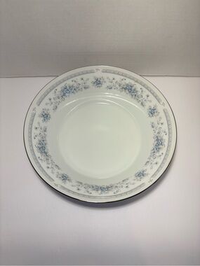 American Limoges Vegetable Bowl Bridal Bouquet Salem Heritage Blue GrandmaCore